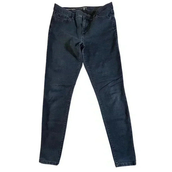Loft Women's Dark Wash Mid-Rise Modern Leggings SIZE-30/10 - Picture 1 of 7